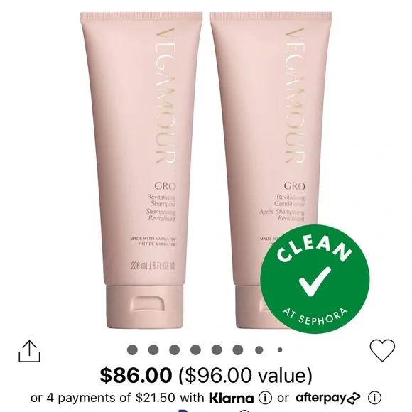 NEW Vegamour Gro Shampoo, Conditioner, Massager & Dry Shampoo set - Picture 2 of 9